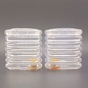 Vintage Clear Plastic/Acrylic Salt and Pepper Shakers